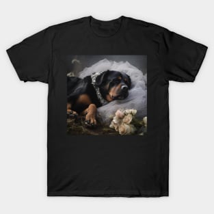 Rottweiler Bride T-Shirt